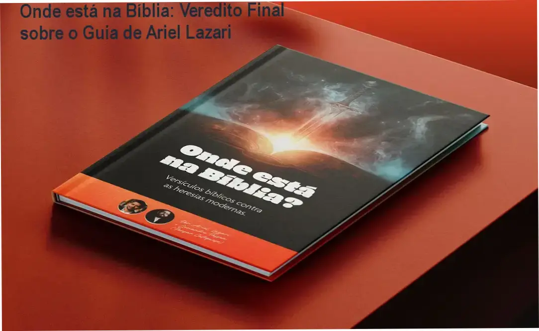 Capa do eBook Onde está na Bíblia de Ariel Lazari para estudos de apologética católica