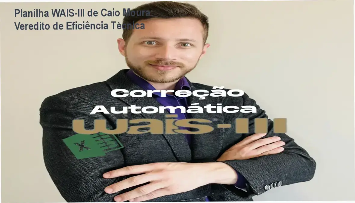 Interface da Planilha de Correção Automática do WAIS-III para psicólogos e neuropsicólogos