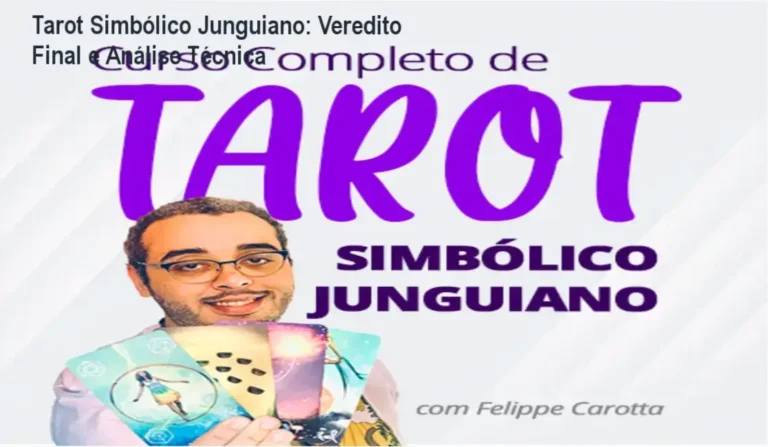 Tarot Simbólico Junguiano: Veredito Final e Análise Técnica 3 Tarot Simbólico Junguiano de Felippe Carotta: bastidores e funcionamento da plataforma